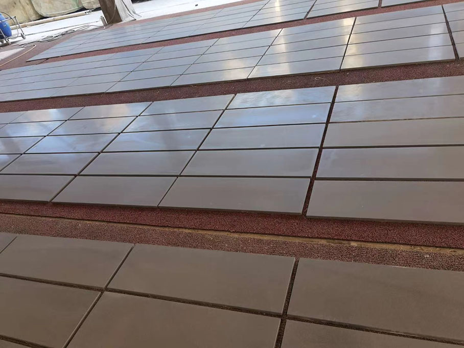 fornecedor de telhas de arenito cinza maçã